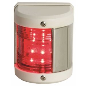 FANALE DI VIA LED MIDI BIANCO - LATERALE ROSSO