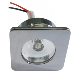 LUCE DI CORTESIA LED A INCASSO QUADRA