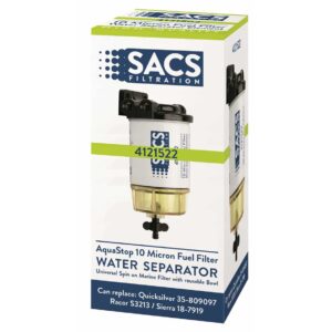FILTRO SEPARATORE BENZINA 10 MICRON SACS