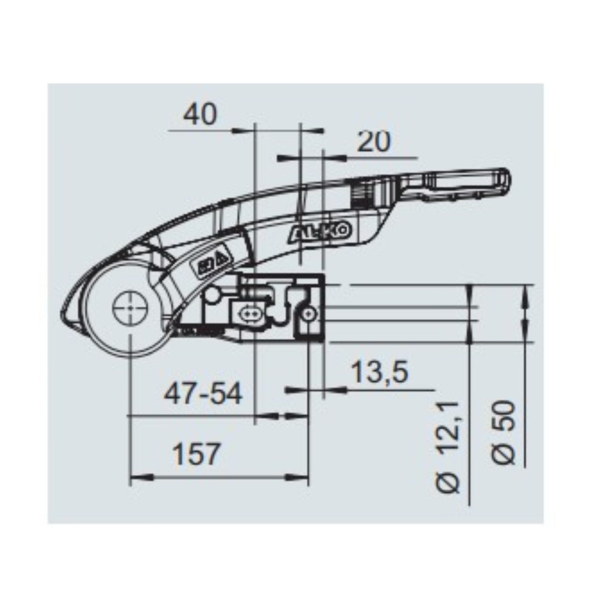 AL-KO GIUNTO A SFERA AKS 3004 con SAFETY KIT - immagine 3