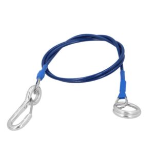 FUNE DI SICUREZZA CON ANELLO Ø mm. 3 -  L. 1000 mm